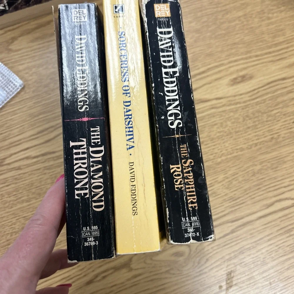 David Eddings Lot Of 6 Paperbacks Fantasy, Science Fiction, Adventure de1